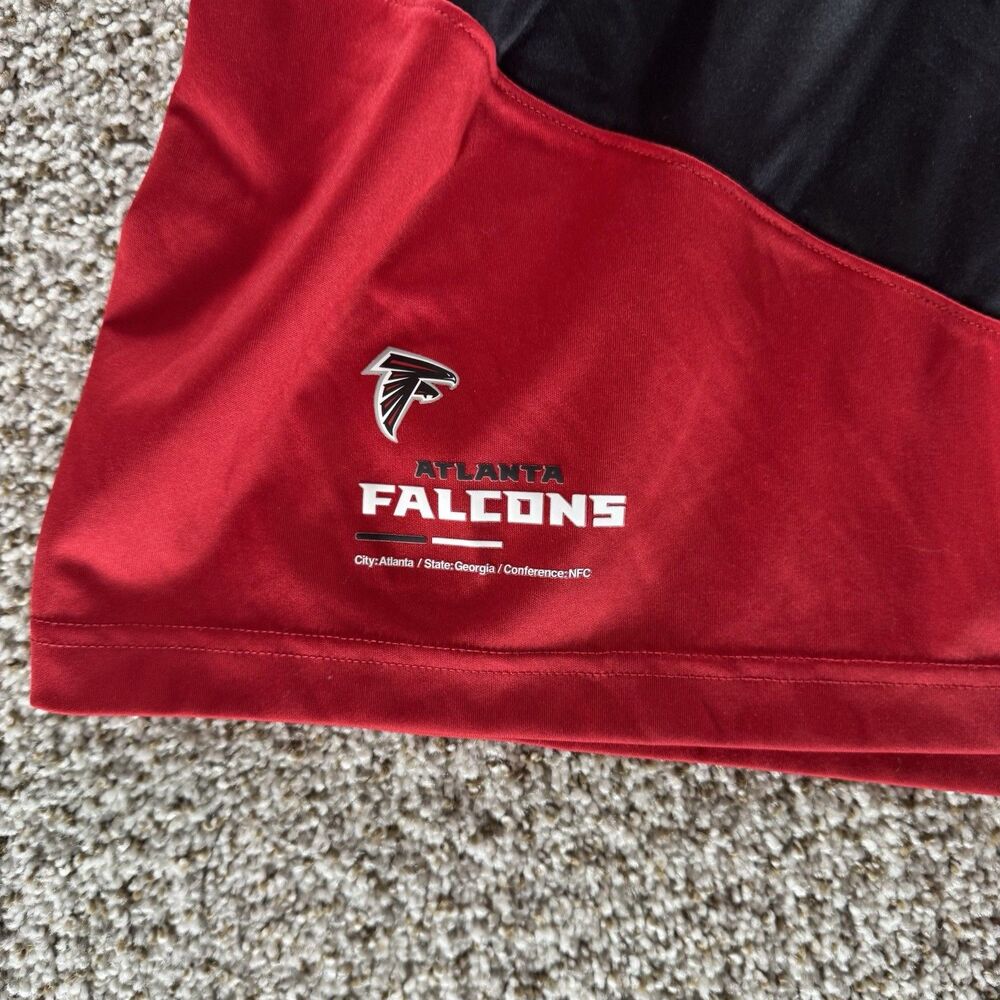 Atlanta Falcons Shorts Mens‎ 2XL XXL Nike On Field Practice Dri Fit Athletic Red - Picture 3 of 13